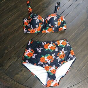 Retro High Waisted Bikini